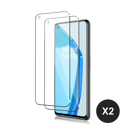 OnePlus 9R 2.5D Curved Tempered Glass/Matte Armor Case