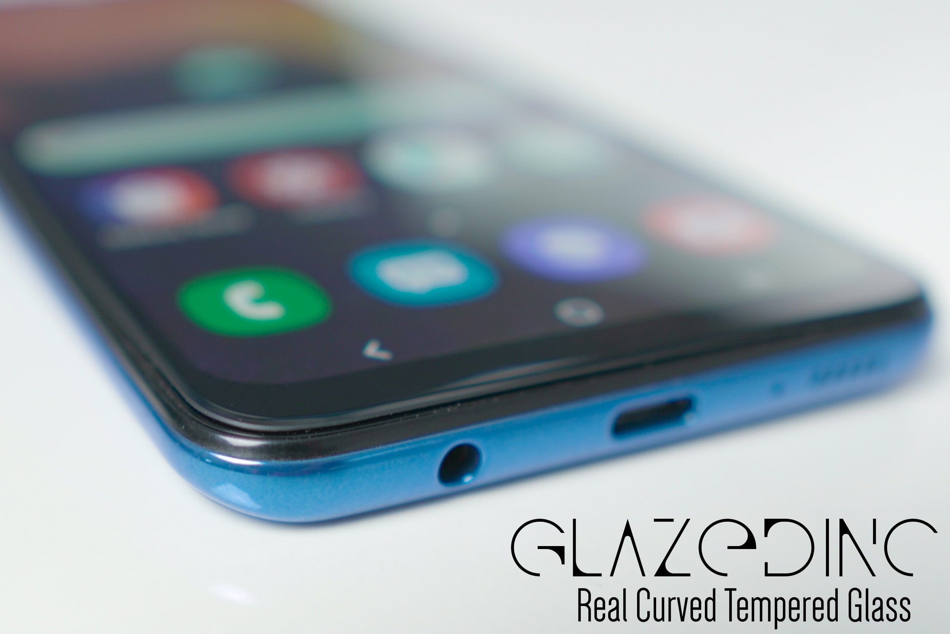 Samsung Galaxy A70S Real Curved Full Glue Edge to Edge Glass - glazeit