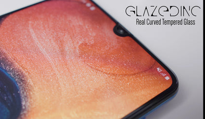 Samsung Galaxy A50/M30 Real Curved Full Glue Edge to Edge Glass - glazeit