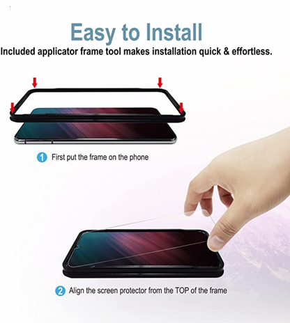 Samsung Galaxy S22 Tempered Glass with Installation Tool