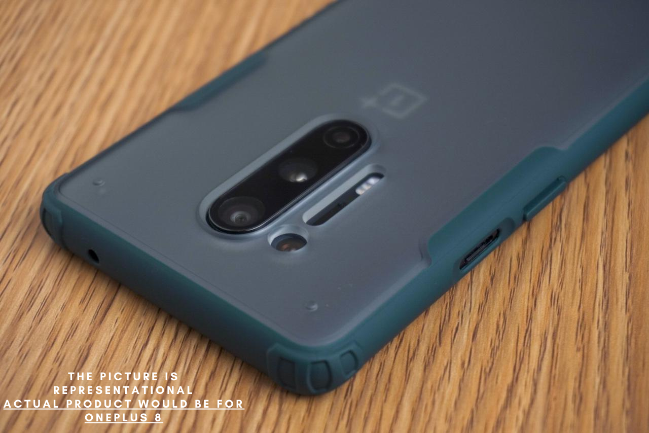 OnePlus 8 UV Curved Tempered Glass/Matte Armor Case - glazeit