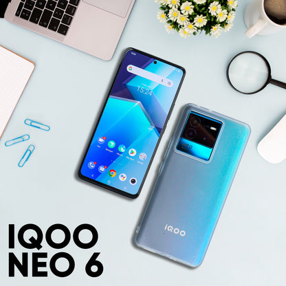 iQOO Neo 6 Real Curved Tempered Glass/Matte Armor Case