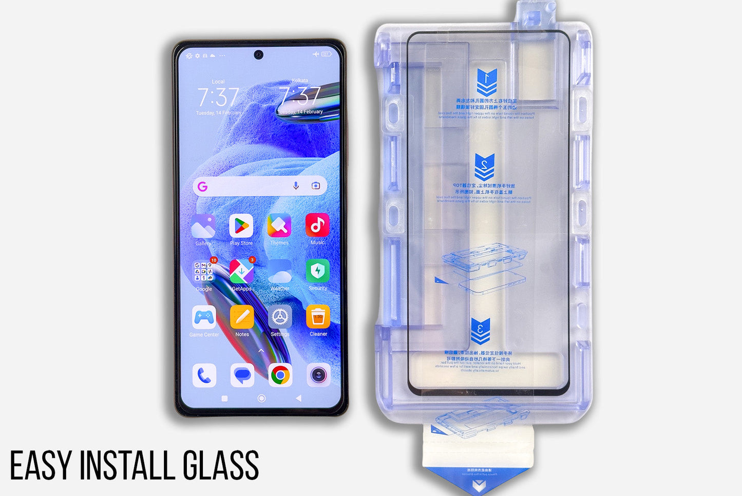 Redmi Note 12 Pro 5G 2.5D Tempered Glass/Back Cover