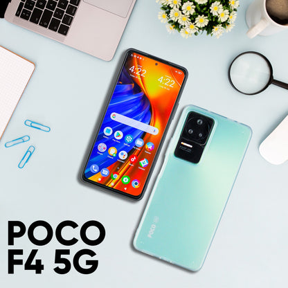 Poco F4 5G 2.5D Curved Tempered Glass/ Matte Armor Case